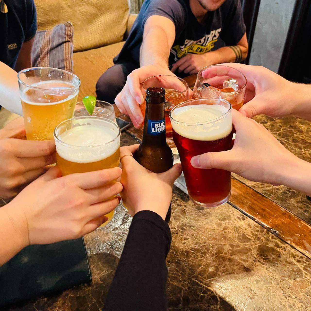 Another image from our lab night out.